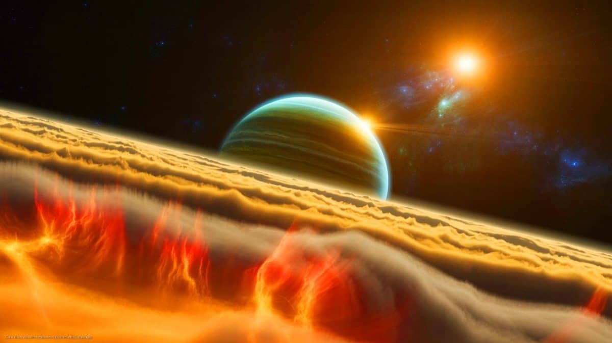 « Sur cette planète, le vent déchaîné atteint 33 000 km/h » : découvrez ce phénomène climatique qui défie l’imagination humaine Illustration de la vitesse extrême des vents sur l'exoplanète WASP-127b.