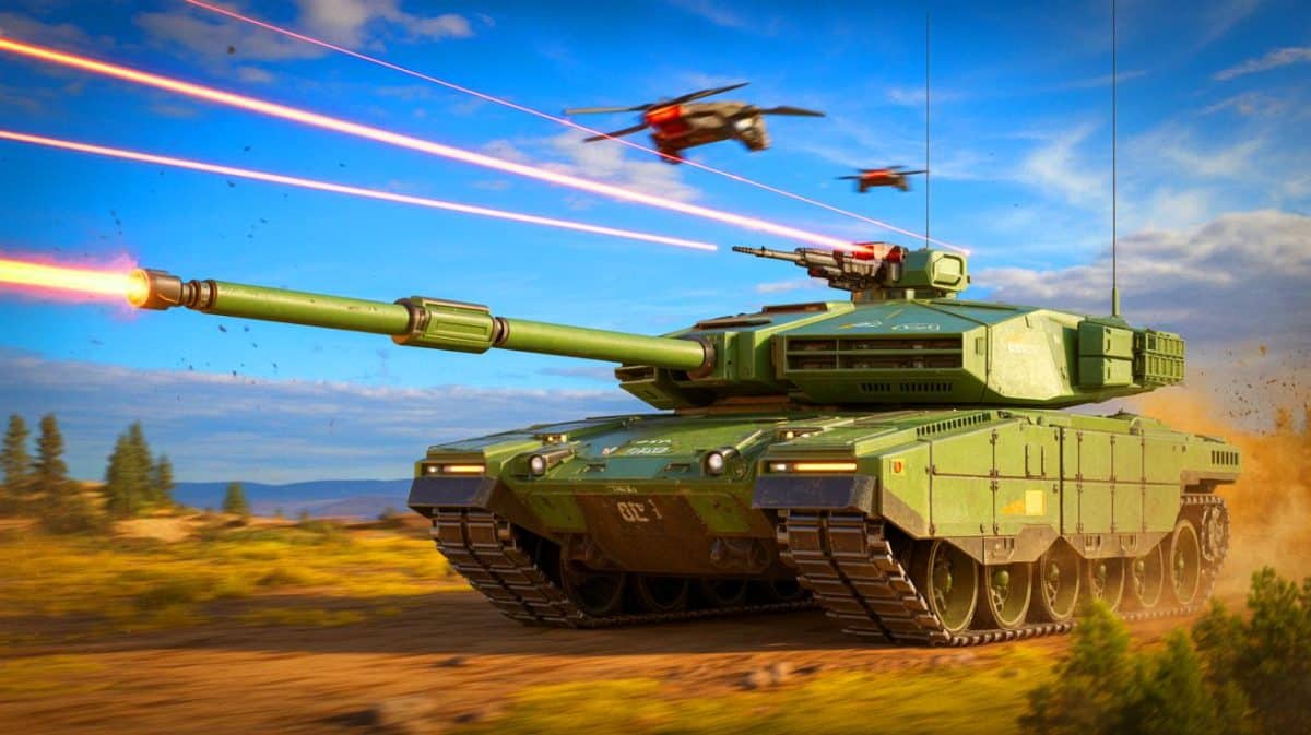 « Un tournant militaire » : un allié dévoile le premier char laser anti-drones au monde, bouleversant l’équilibre global Illustration de l'ALKA-KAPLAN, le premier char au monde équipé d'un laser pour contrer les drones.