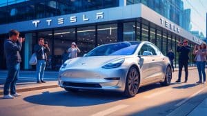 Illustration de la stratégie de Tesla pour lancer un modèle de voiture électrique abordable d'ici fin 2025.