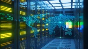 Illustration de la coalition internationale accusant la Chine de cyberattaques sur les serveurs Microsoft Exchange.
