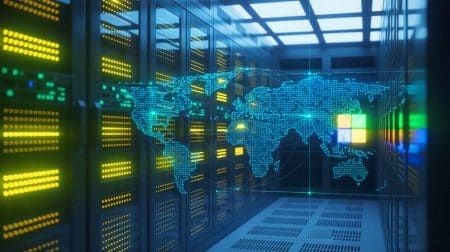 Illustration de la coalition internationale accusant la Chine de cyberattaques sur les serveurs Microsoft Exchange.