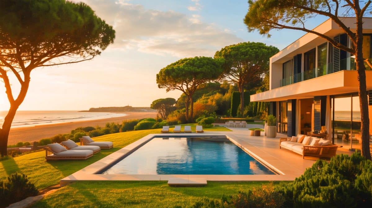 Antoine Dupont : « Ma vue sur l’océan est incroyable »… mais ses voisins s’inquiètent pour leur tranquillité Illustration de la villa luxueuse d'Antoine Dupont en Gironde.
