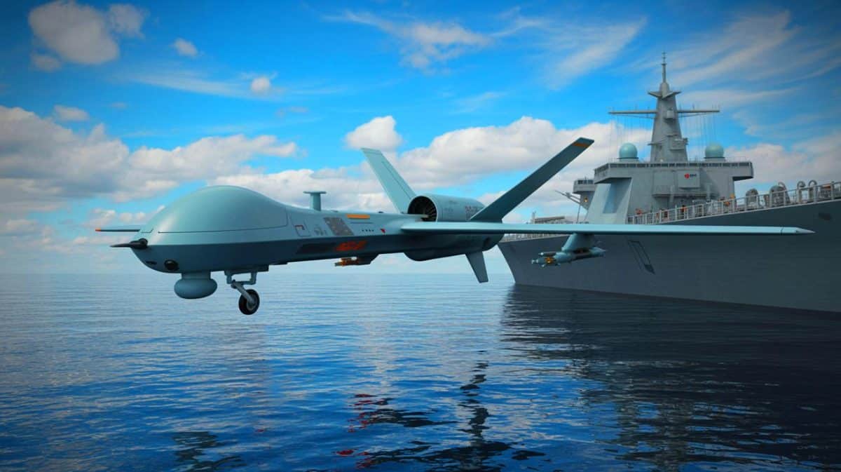 « Pékin humilie Washington » : un drone supersonique chinois pulvérise les records à 2 500 km/h Illustration de l'innovation chinoise avec un drone à décollage vertical transformant chaque navire en porte-avions.