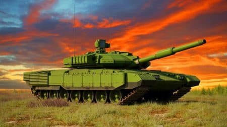 Illustration de l'incertitude entourant l'avenir du char T-14 Armata en Russie.