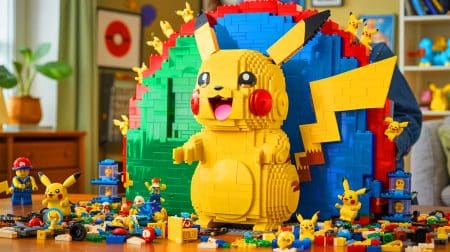 « Voici le LEGO le plus dingue jamais créé » : un Pokémon géant de 6838 pièces arrive bientôt Illustration de la collaboration entre LEGO et Pokémon pour un set colossal de 6 838 pièces.