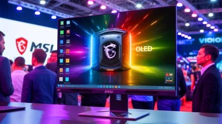 « Cet écran est détruit » : un test extrême de 533 jours met en cause la durabilité des nouvelles dalles OLED Illustration de l'écran OLED de MSI affichant en continu pendant plus de 533 jours.