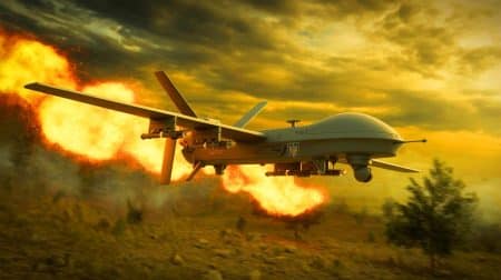 « Ce dragon crache le feu » : l’armée ukrainienne dévoile un drone lance-flammes et accuse Moscou de crimes de guerre imminents Illustration de l'armée ukrainienne utilisant un drone cracheur de flammes dans le conflit russo-ukrainien.
