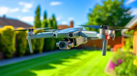 Illustration de l'impact des drones sur la vie privée et les réglementations associées.