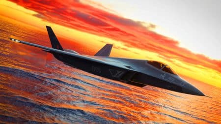 Illustration de la proposition de Boeing pour le chasseur naval F/A-XX de nouvelle génération.