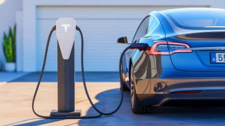 « Ces batteries menacent notre réseau » : un maire accuse Tesla de déstabiliser la sécurité énergétique locale Illustration de la technologie de charge bidirectionnelle pour véhicules Tesla développée par Sigenergy.