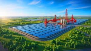 Illustration de la découverte d'une vaste réserve de lithium en Allemagne et son impact sur l'énergie renouvelable.