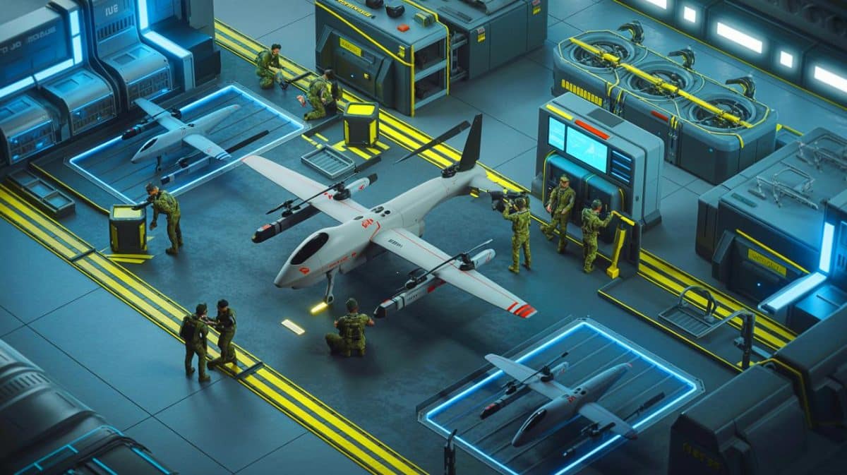 « Quand le low cost s’invite dans l’armement » : ces drones kamikazes bon marché saturent les défenses et bousculent l’équilibre Illustration de la révolution low cost dans l'armement européen.