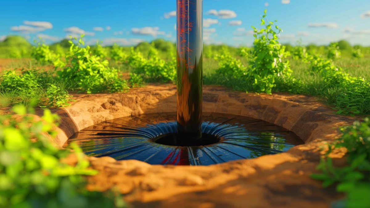 « Une huile qui piège le carbone » : des chercheurs testent une solution choc pour sceller les puits de pétrole abandonnés dans le monde Illustration de l'utilisation de la bio-huile pour sceller les puits de pétrole abandonnés et séquestrer le carbone.