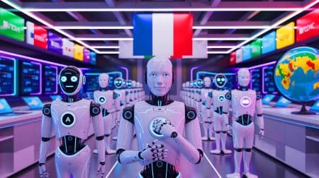 « La France écrase la Silicon Valley » : un analyste affirme que 3 IA françaises dominent déjà le classement mondial Illustration de la domination des chatbots IA et de la présence française avec Mistral AI.