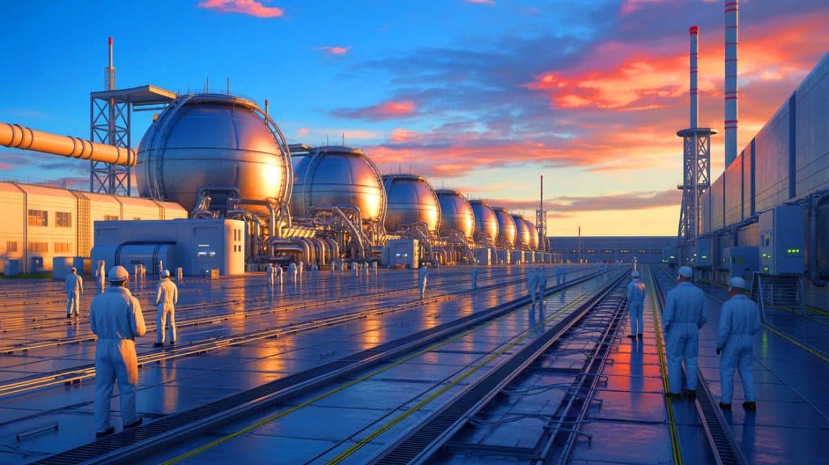« Recycler 95 % des déchets nucléaires » : la Russie développe un cycle fermé inédit qui pourrait révolutionner l’énergie atomique Illustration de la Russie développant un système nucléaire à cycle de combustible fermé.