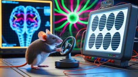 Illustration de la cartographie neuronale du cerveau de souris lors de tâches de prise de décision.