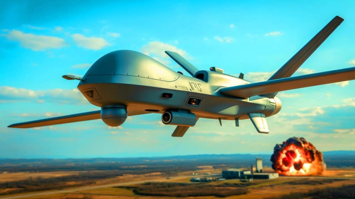 « Nous frapperons encore plus fort » : l’Ukraine détruit des avions russes hypersoniques, le Kremlin mis au défi total Illustration de l'attaque ukrainienne détruisant des avions russes hypersoniques.