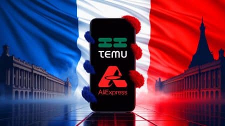 Illustration de la régulation des plateformes asiatiques de commerce en ligne en France.
