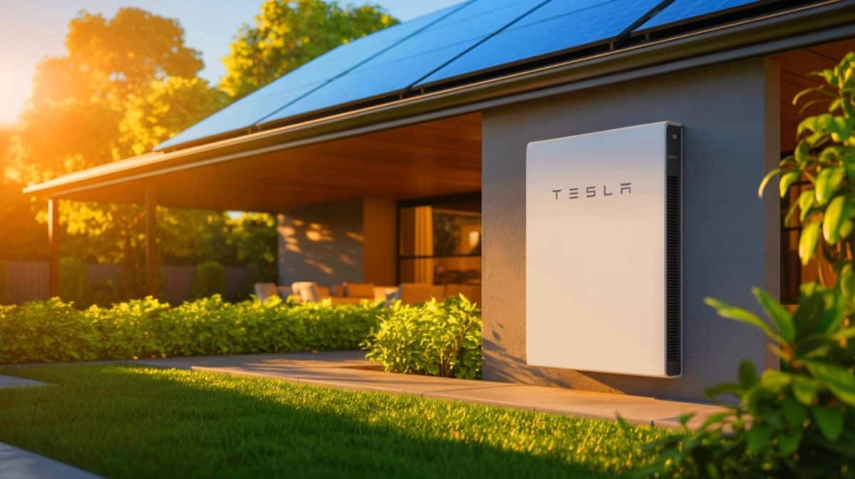Illustration de la batterie solaire Powerwall 3 de Tesla et son rôle dans l'autonomie énergétique des foyers.