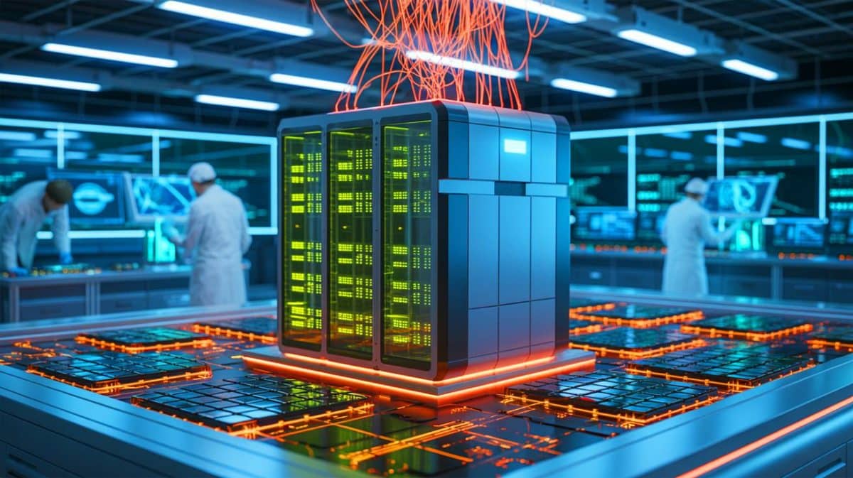 « Première plongée dans les coulisses de l’APS qui change la batterie » : comment de nouvelles images dévoilent ce qui bloquait la performance Illustration de la collaboration entre le superordinateur Aurora et l'Advanced Photon Source pour la recherche sur les batteries.