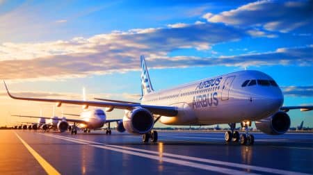 « 25 % d’émissions en moins, 20 % de carburant économisé » : comment les nouveaux Airbus A321neo et A330neo transforment le transport aérien Illustration de la récente commande massive d'Avolon de 90 avions Airbus, symbolisant une stratégie d'expansion et de modernisation.