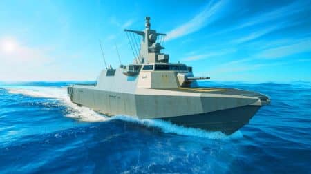 « Pourquoi le navire MASC fascine les ingénieurs du monde entier » : une architecture modulaire unique aux performances inédites Illustration de l'attaque bateau modulable MASC de la marine américaine avec capacité de charge doublée et flexibilité opérationnelle.