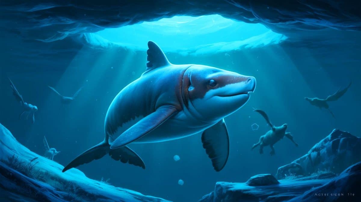 « Comment un requin du Groenland peut vivre plus de 400 ans » : les secrets des animaux les plus résistants de la Terre Illustration de la longévité exceptionnelle des animaux marins avec une méduse immortelle et un requin du Groenland.