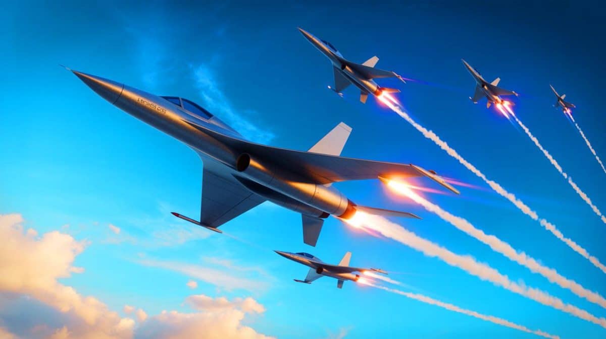 « Le top secret du ciel dévoilé » : voici le classement 2025 des 10 avions de combat les plus rapides au monde Illustration de la vitesse et de la puissance des avions de chasse les plus rapides en 2025.