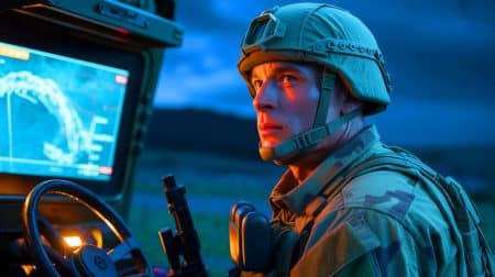 « Les secrets des méthodes anti-sommeil de l’armée révélés » : comment les soldats restent éveillés pendant des missions extrêmes Illustration de soldats soumis à des expériences scientifiques pour développer des capacités surhumaines.