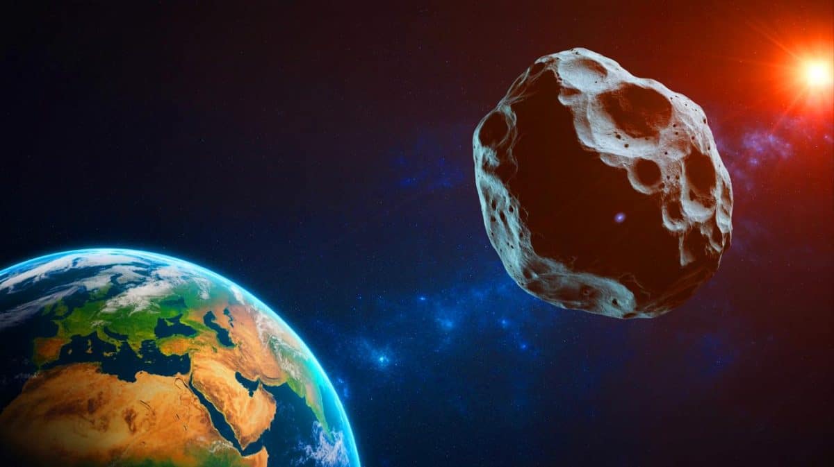 « Une nouvelle quasi-lune découverte autour de la Terre » : les astronomes révèlent qu’elle pourrait nous accompagner depuis des décennies Illustration de l'astéroïde 2025 PN7 potentiellement en orbite autour de la Terre.