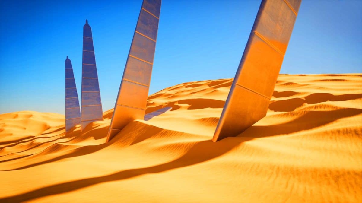 « Des pales d’éoliennes recyclées pour stopper le désert » : la Chine dévoile une innovation écologique 14 fois plus résistante que le bois Illustration de la transformation des pales d'éoliennes en barrières de sable pour lutter contre la désertification en Chine.