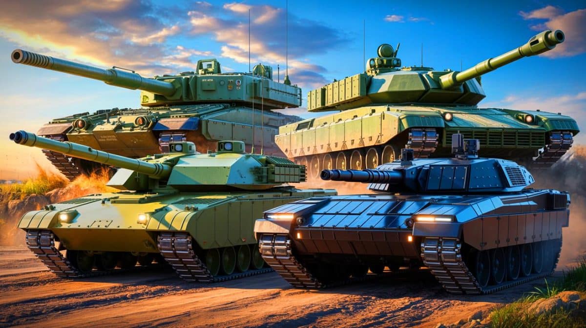 « Ces chars valent plus qu’un avion de chasse » : le top 5 des machines de guerre les plus coûteuses jamais construites Illustration de la comparaison des coûts et technologies des chars d'assaut Leclerc, T-14 Armata et K2 Black Panther.