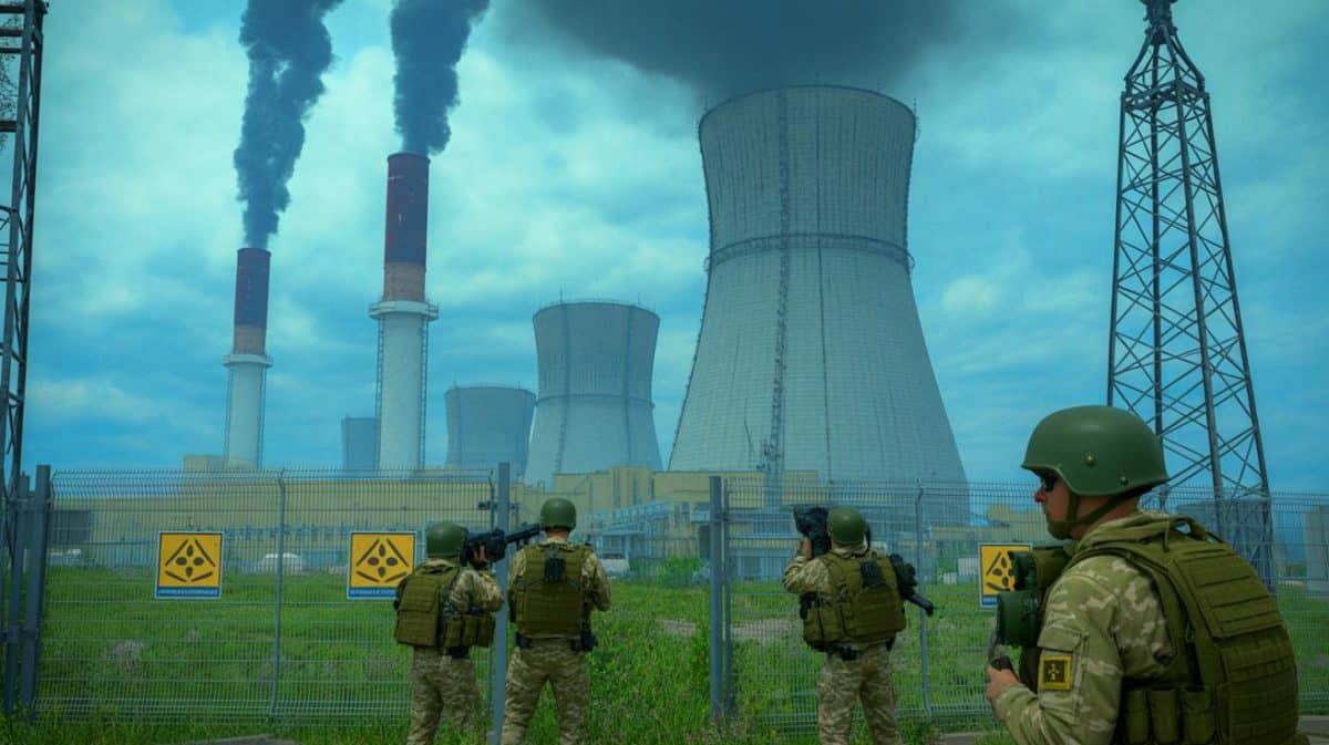 « Prévenir un nouveau Tchernobyl » : l’Ukraine en guerre expose l’Europe à un risque nucléaire que seule une coopération mondiale peut éviter Illustration de la vulnérabilité des centrales nucléaires en Ukraine face au conflit armé.