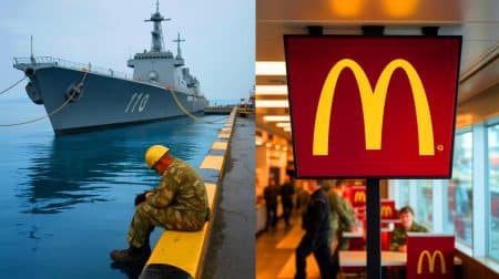 Illustration de la crise de recrutement dans les chantiers navals américains.