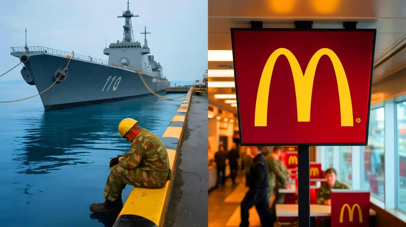 Illustration de la crise de recrutement dans les chantiers navals américains.