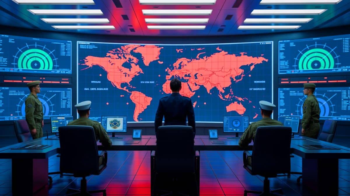 « Qu’est-ce que la grille DEFCON » : le système secret qui prépare l’armée américaine aux pires crises mondiales Illustration de la grille DEFCON adaptée pour la préparation personnelle aux crises.