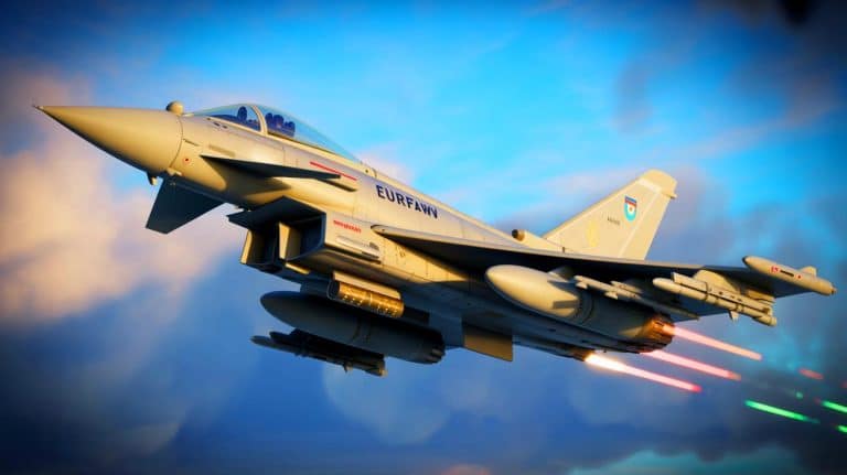 « Un concentré de puissance et de précision » : le Typhoon impressionne avec ses missiles Meteor et son canon Mauser de 27 mm