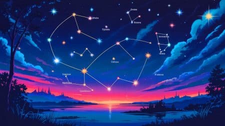 Illustration de la surveillance des météores et astéroïdes pour anticiper les risques pour la Terre.