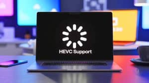 Illustration de la désactivation du support HEVC sur certains ordinateurs portables Dell et HP.