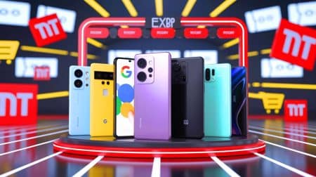 Les prix des smartphones s’effondrent : découvrez les 10 modèles en promotion sur AliExpress pour le Black Friday Illustration de la baisse des prix des smartphones pendant le Black Friday sur AliExpress.