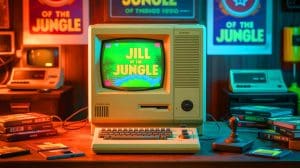 Jill of the Jungle : redécouvrez le dernier chef-d’œuvre de Tim Sweeney et son impact sur l’industrie du jeu vidéo Illustration de Jill of the Jungle, le jeu emblématique conçu par Tim Sweeney en 1992.