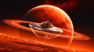 Illustration de la perte de contact avec l'orbiteur martien MAVEN par la NASA.