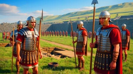 Illustration de la présence de parasites intestinaux chez les soldats romains au fort de Vindolanda.