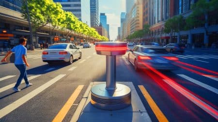 Illustration de l'évolution des radars vers une transparence accrue avec l'introduction d'alertes visuelles.